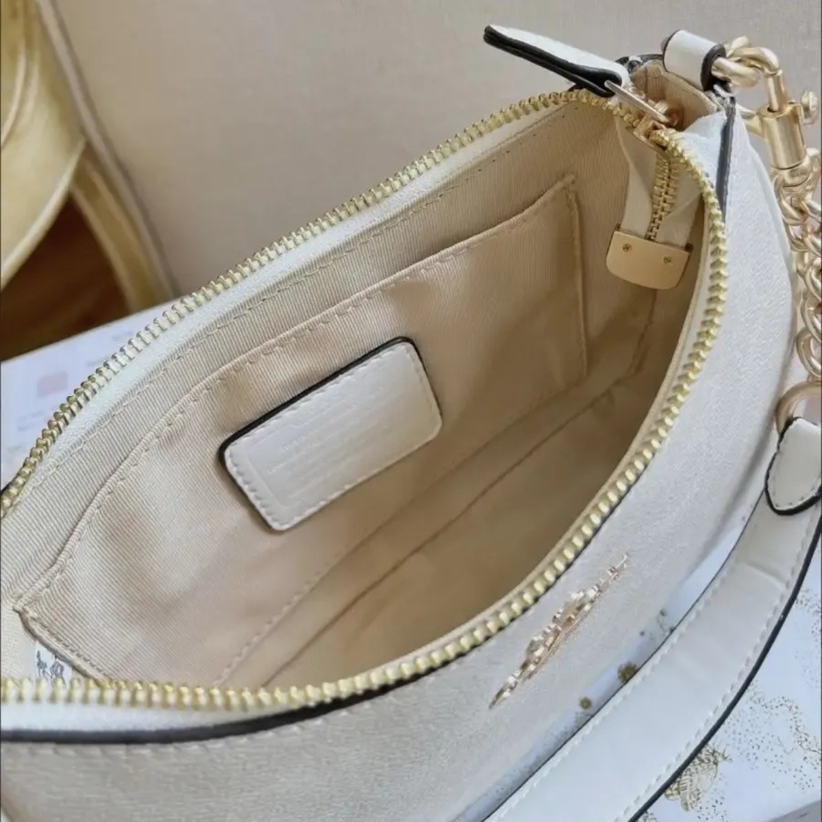 COACH TERI SIGNATURE CANVAS BAG