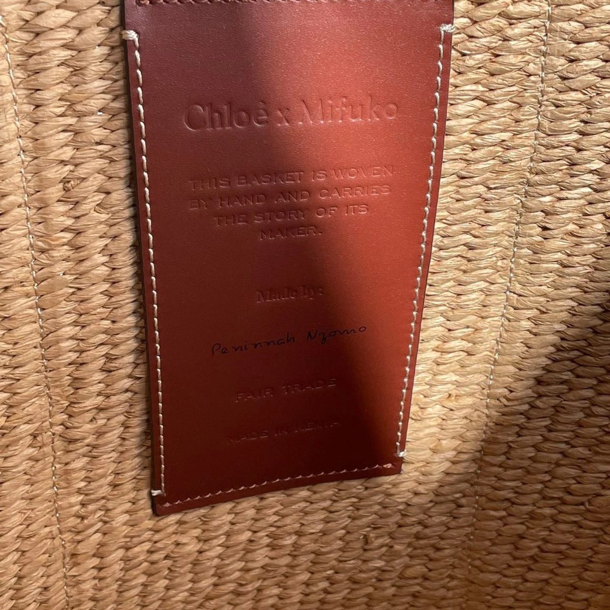 CHLOÉ WOODY LARGE BASKET BAG